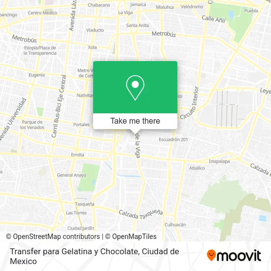 Transfer para Gelatina y Chocolate map