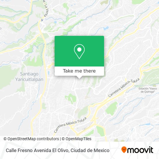 Calle Fresno Avenida El Olivo map