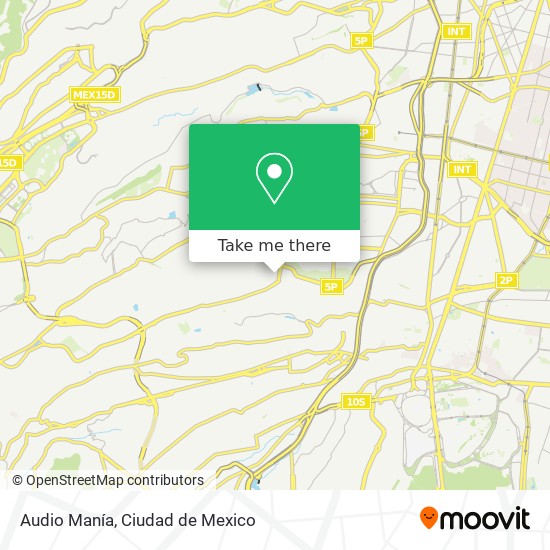 Audio Manía map