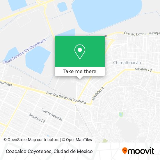 Coacalco Coyotepec map