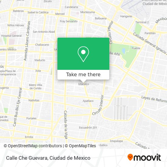 Calle Che Guevara map