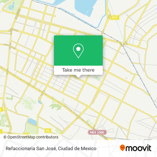 Refaccionaria San José map