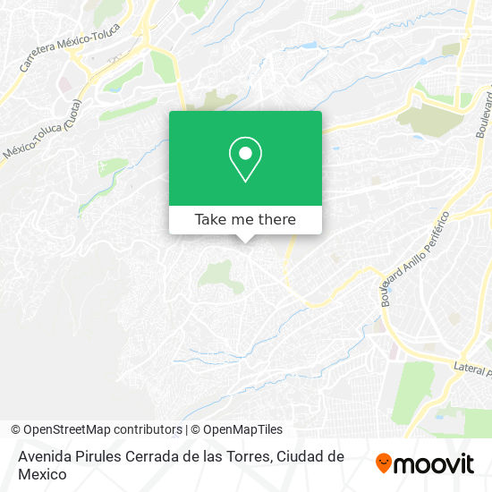 Mapa de Avenida Pirules Cerrada de las Torres