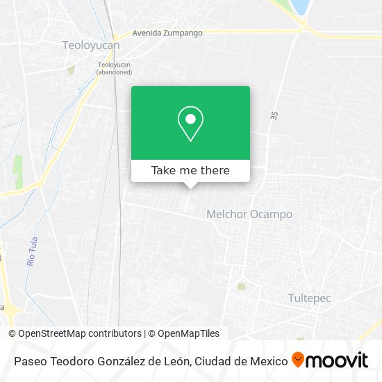 Paseo Teodoro González de León map