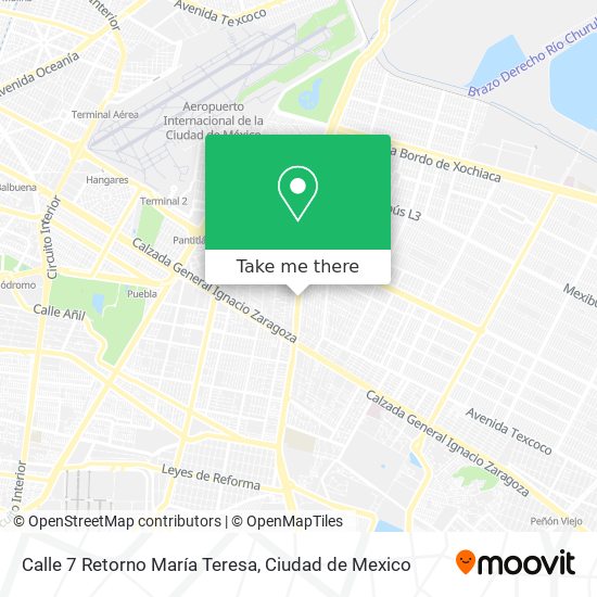 Mapa de Calle 7 Retorno María Teresa