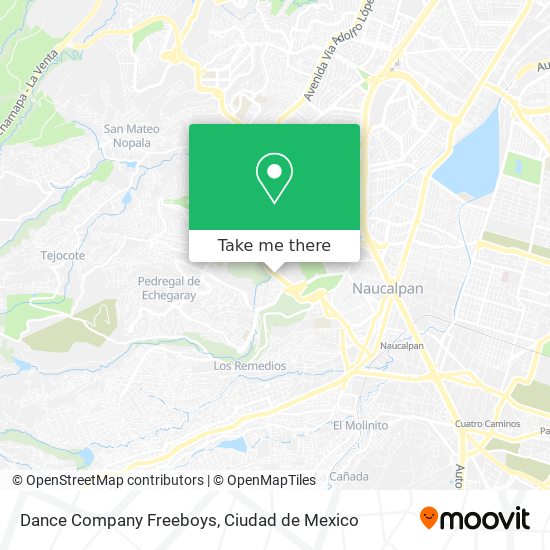 Dance Company Freeboys map