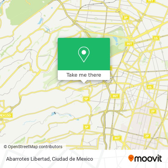 Abarrotes Libertad map