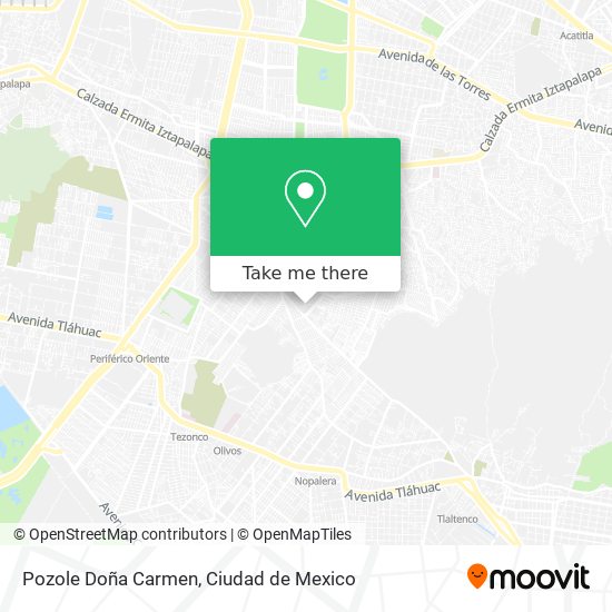 Pozole Doña Carmen map