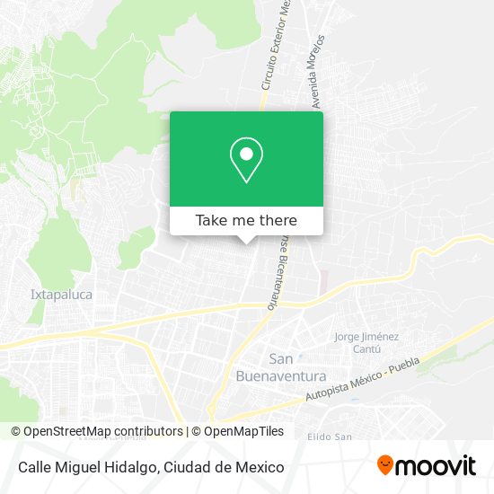 Mapa de Calle Miguel Hidalgo