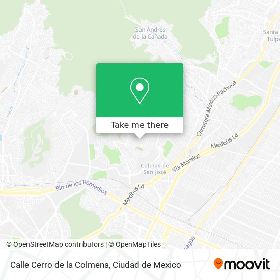 Calle Cerro de la Colmena map