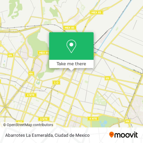 Abarrotes La Esmeralda map