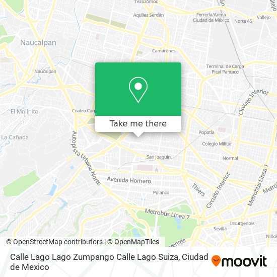 Calle Lago Lago Zumpango Calle Lago Suiza map