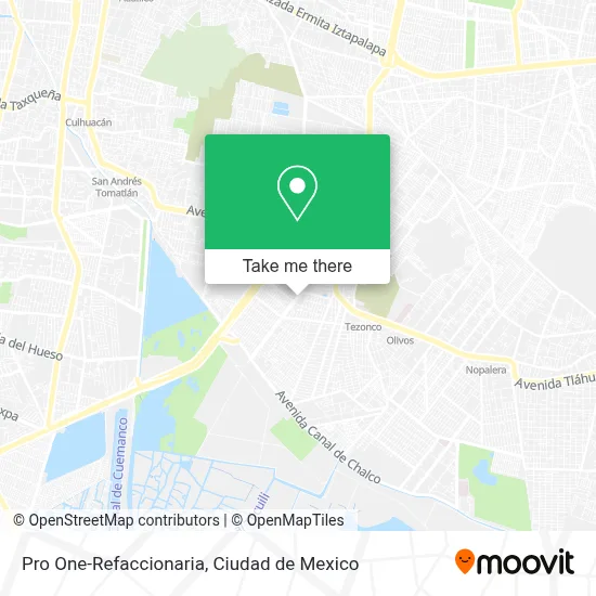 Pro One-Refaccionaria map