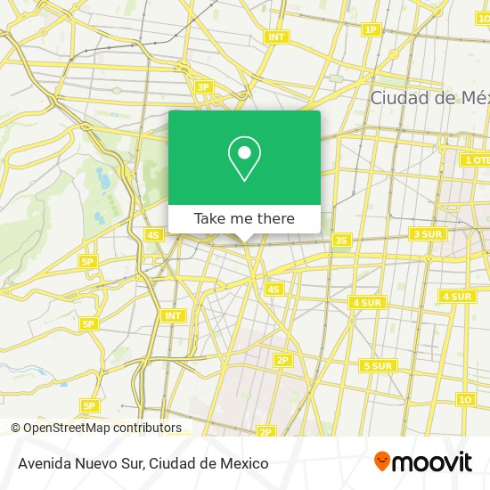 Avenida Nuevo Sur map