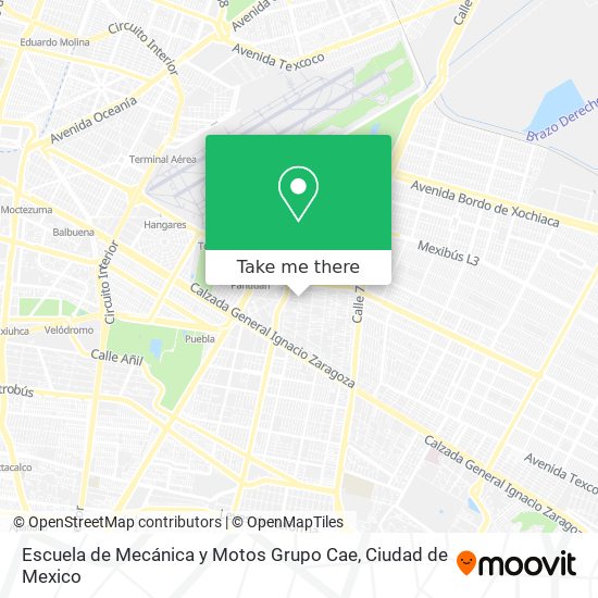 Escuela de Mecánica y Motos Grupo Cae map