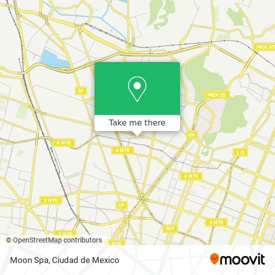 Moon Spa map