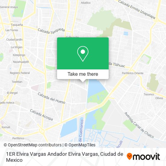 1ER Elvira Vargas Andador Elvira Vargas map