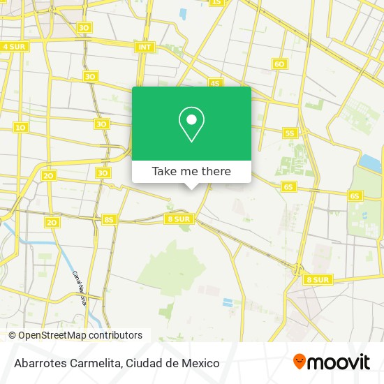 Abarrotes Carmelita map