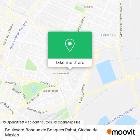 Boulevard Bosque de Bosques Rabat map