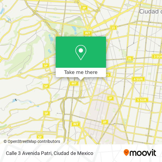 Calle 3 Avenida Patri map