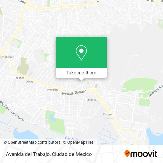 Mapa de Avenida del Trabajo