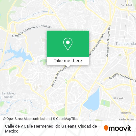 Calle de y Calle Hermenegildo Galeana map
