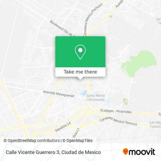 Mapa de Calle Vicente Guerrero 3