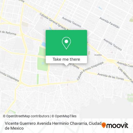 Vicente Guerrero Avenida Herminio Chavarria map
