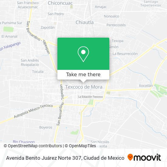 Avenida Benito Juárez Norte 307 map