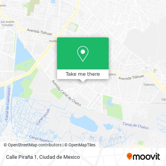 Calle Piraña 1 map