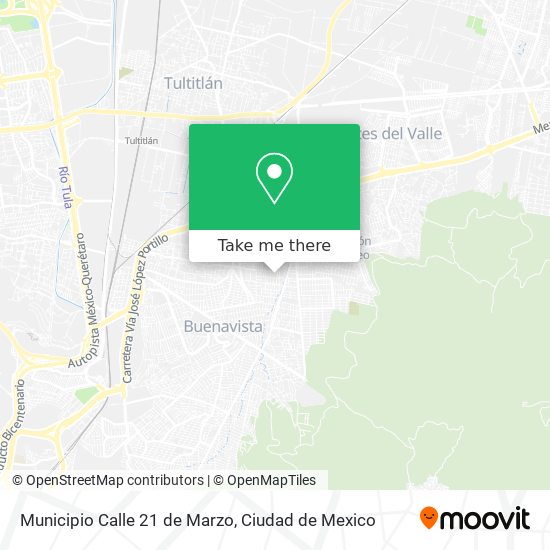 Mapa de Municipio Calle 21 de Marzo