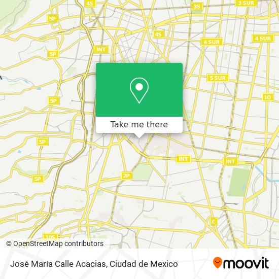 Mapa de José María Calle Acacias
