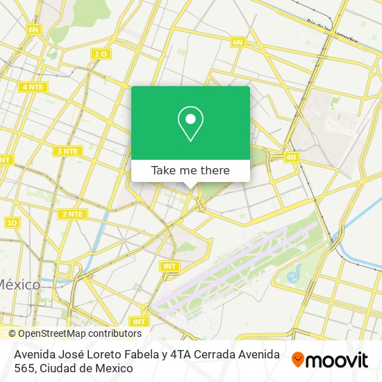 Mapa de Avenida José Loreto Fabela y 4TA Cerrada Avenida 565