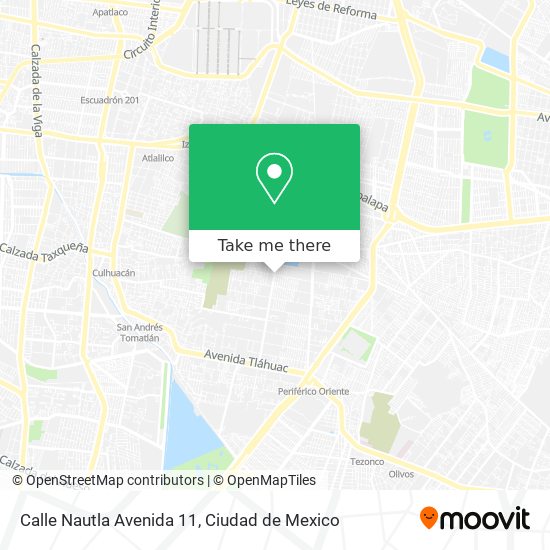 Mapa de Calle Nautla Avenida 11