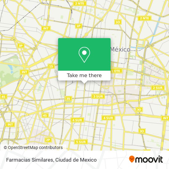 Farmacias Similares map