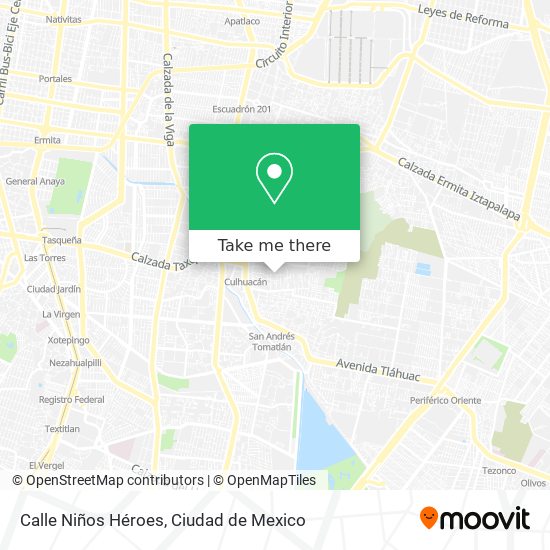 Calle Niños Héroes map