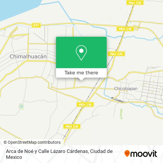 Arca de Noé y Calle Lázaro Cárdenas map