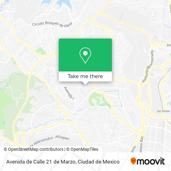 Mapa de Avenida de Calle 21 de Marzo