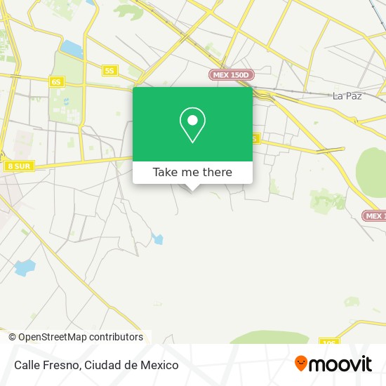 Calle Fresno map