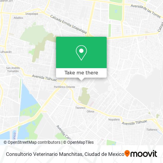 Consultorio Veterinario Manchitas map