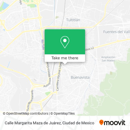 Calle Margarita Maza de Juárez map