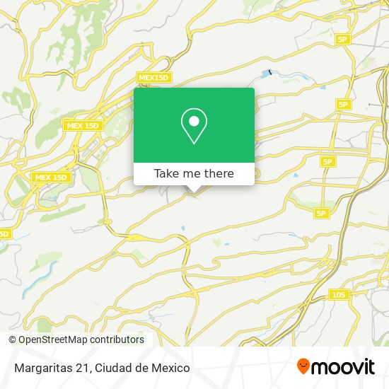 Margaritas 21 map