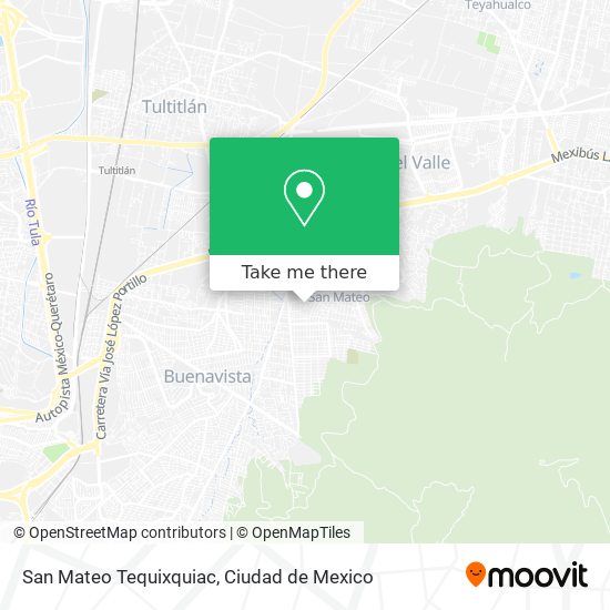 San Mateo Tequixquiac map