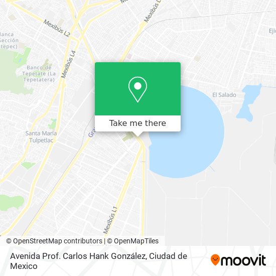 Mapa de Avenida Prof. Carlos Hank González