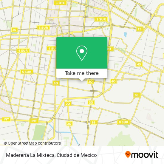 Maderería La Mixteca map