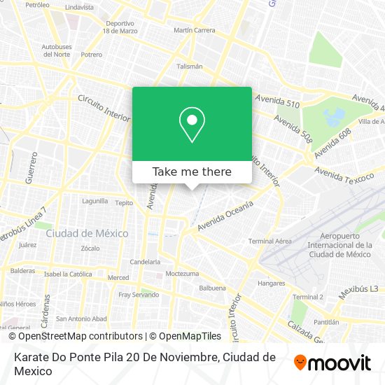 Karate Do Ponte Pila 20 De Noviembre map
