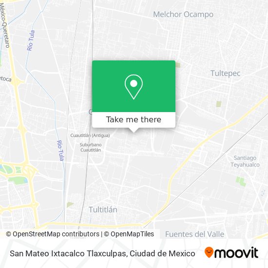 San Mateo Ixtacalco Tlaxculpas map