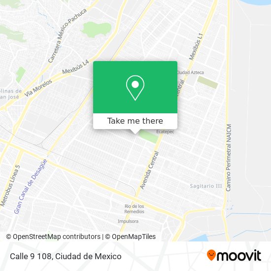 Calle 9 108 map