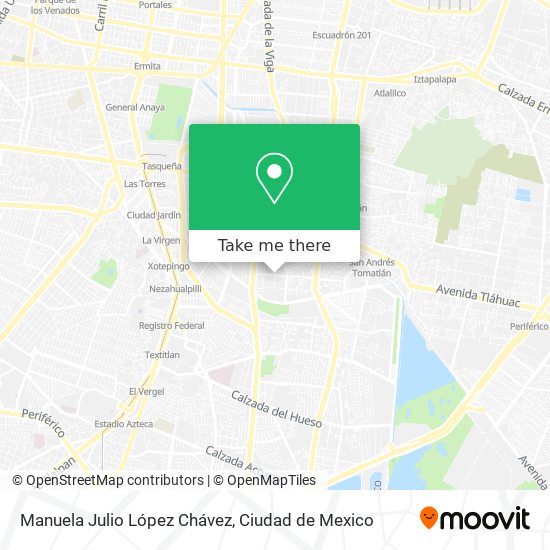 Manuela Julio López Chávez map