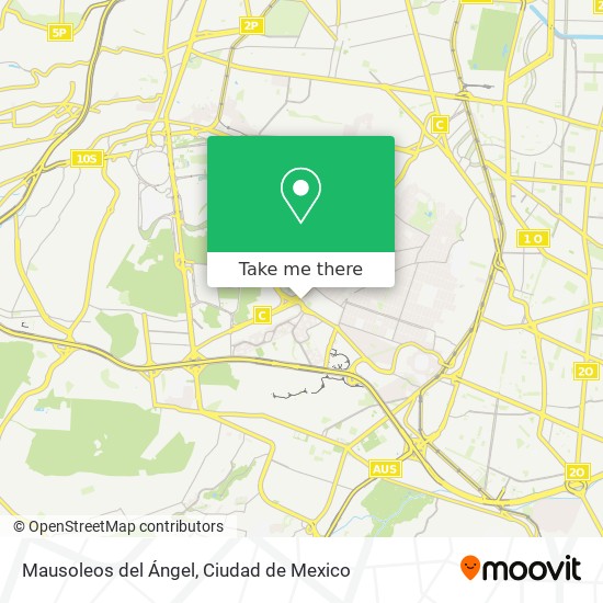 Mausoleos del Ángel map